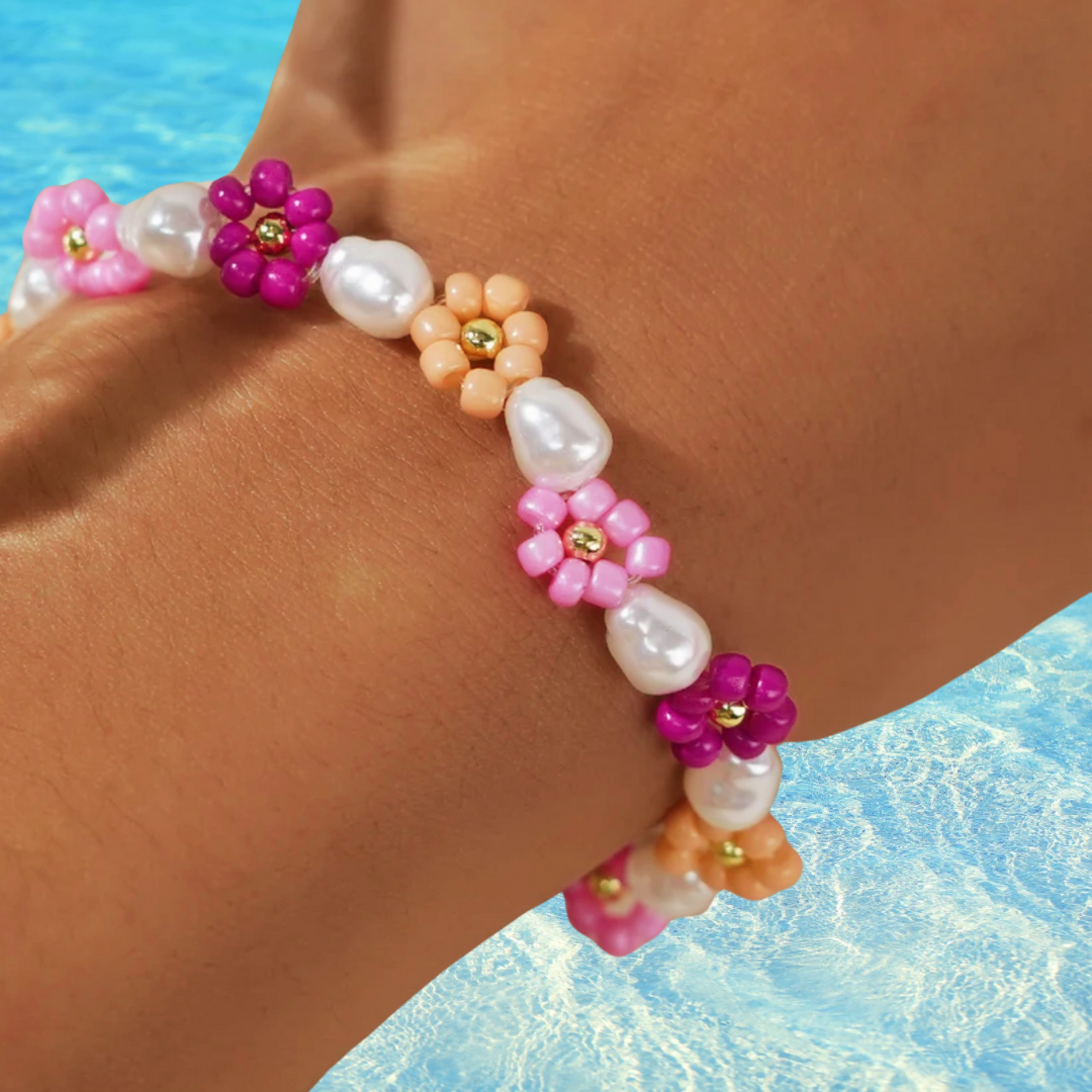 Sommerblüten Seilarmband