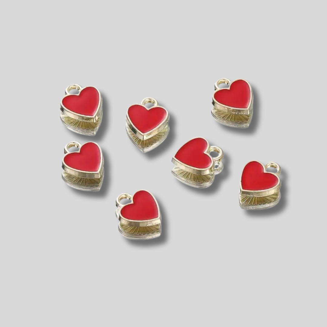 Buntes Herz Charm