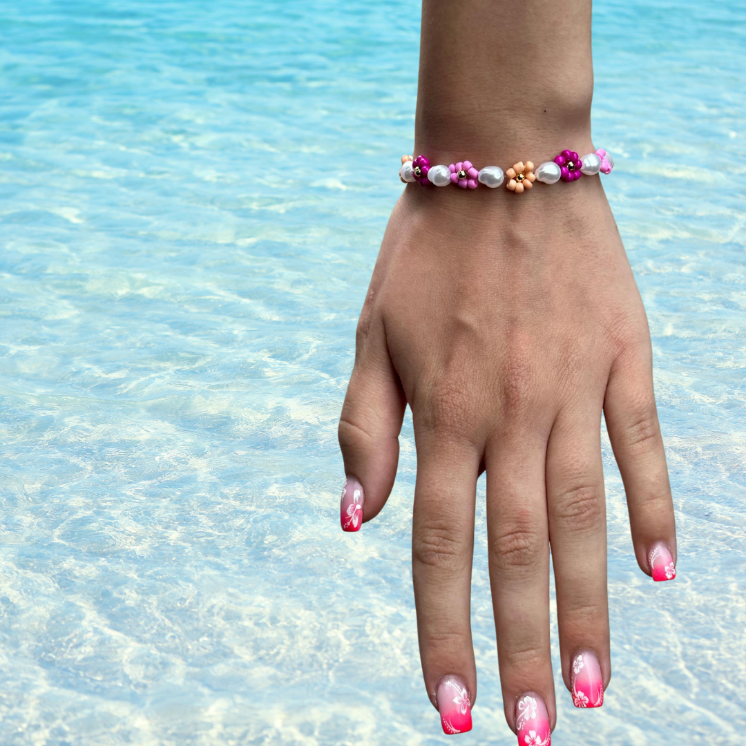 Sommerblüten Seilarmband