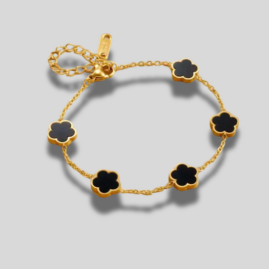 Clover Armband| 22K vergoldet